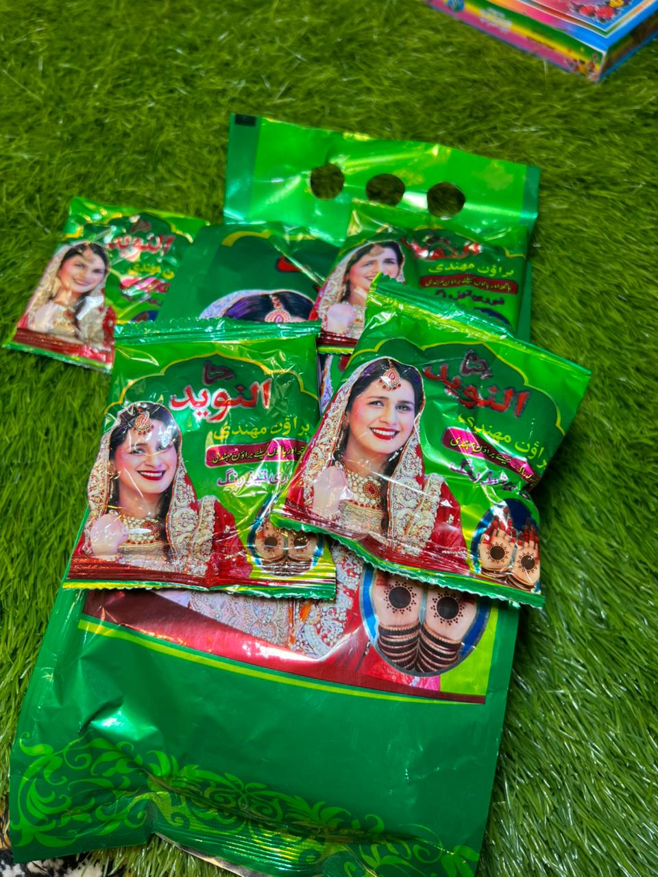 Al Naveed Mehndi is a Premium-Quality Henna Designed for Beautiful and Vibrant Mehndi Designs.